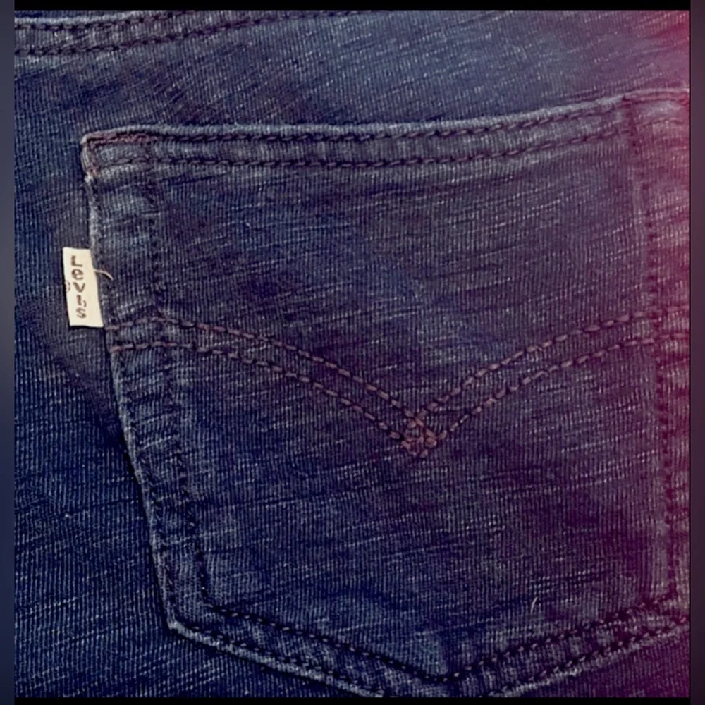 Levi’s Denim Jogger Jeans Girls Medium 10-12 Dark Wash Pull On Stretch Soft Y2K